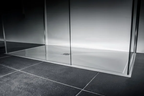 London Showers  Symmetry Slim 25 1600 x 760mm Tray & Waste - White