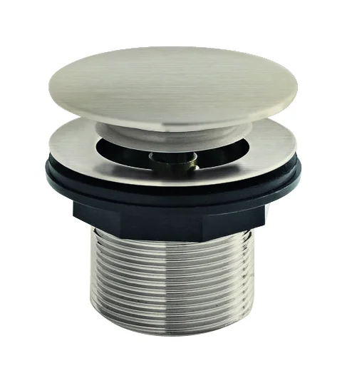 Bc Designs Push Down Bath Waste 60mm (unslotted) Brushed Nickel