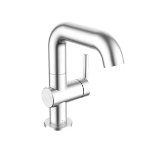 Crosswater 3ONE6 Lever Basin Side Deck Mixer 1 Handle Stainless Steel