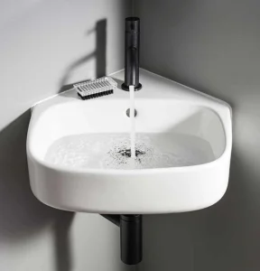 Crosswater Mpro Basin Monobloc No Waste Deck Mounted Matt Black detail view - Image 5