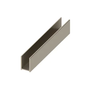 Abacus Glass Surface Channel Pack Brushed Nickel 10mm