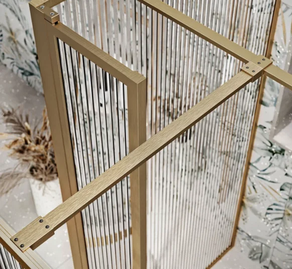 Cubico Amore T-junction Support Bar Extension Brushed Gold