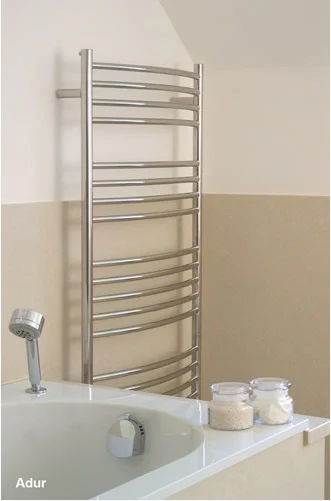 Jis Adur 400 1250 X 400mm Radiator For Central Heating Satin Stainless Steel