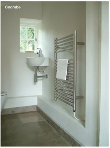 Jis Coombe 780 X 500mm Radiator For Electric Heating Polished Stainless Steel