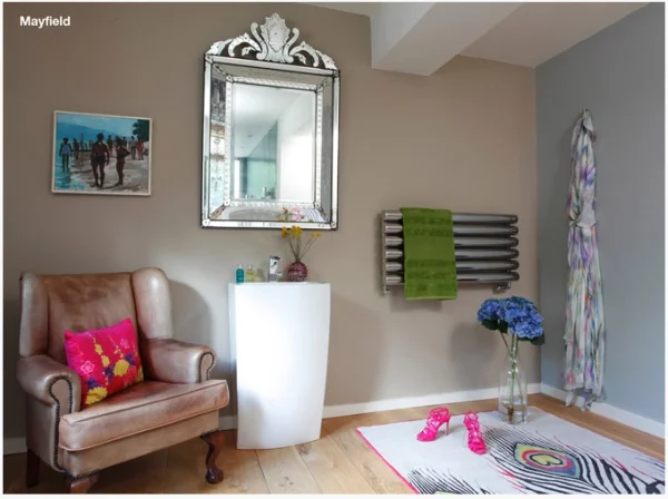 Jis Mayfield 470 1100 X 470mm Radiator For Central Heating Polished Stainless Steel