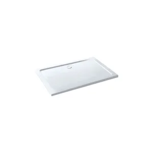 Eastbrook Volente 1800x760 Abs Stone Resin Tray White detail view - Image 3
