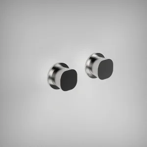 Ava Purity Hot & Cold Stop Valves W/ Flanges - Polished Stainless Steel