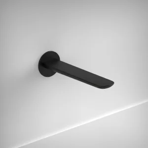 Ava Purity Wall Mounted Bath Spout - Brushed Black detail view - Image 4