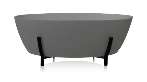 Bc Designs Essex Bath 1510 X 760 (no Waste) Industrial Grey