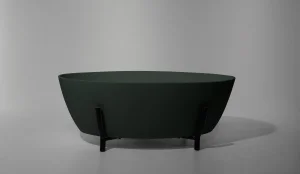 Bc Designs Essex Bath 1510 X 760 (no Waste) Khaki Green detail view - Image 2