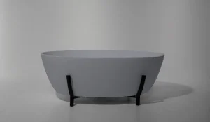 Bc Designs Essex Bath 1510 X 760 (no Waste) Powder Grey detail view - Image 2