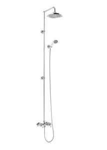 Burlington Eden 2 Outlet Exposed Bar Shower Valve Ext Chrome