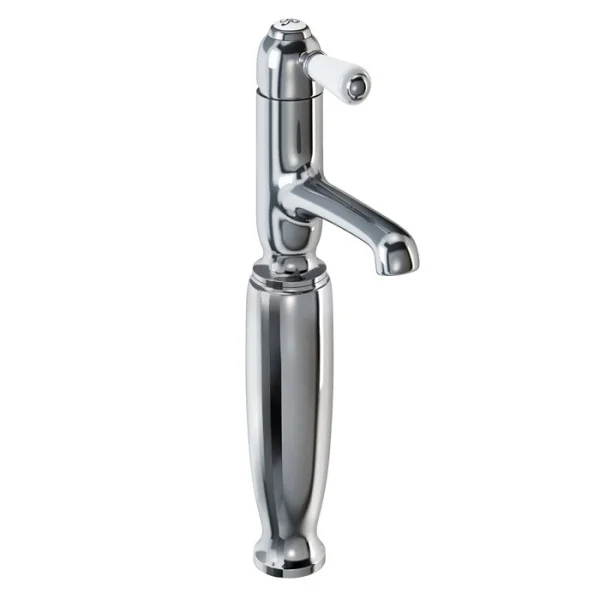 Burlington Chelsea Tall Straight Basin 1 Tap Hole Chrome