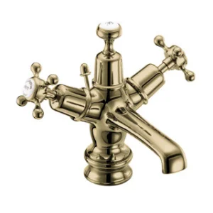 Burlington Claremont Qt Regent Basin Mixer Puw Gold