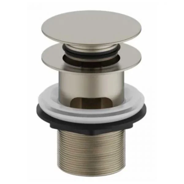 Burlington Click Clack Basin Waste Brushed Nickel