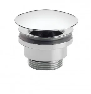 Crosswater Basin Free Flow Waste 70 Chrome detail view - Image 2