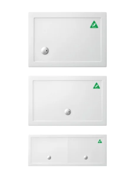 Crosswater Rectangular Shower Tray 800 x 1600 35mm Anti Slip