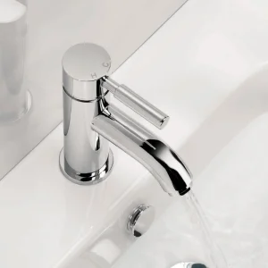 Crosswater Fusion Basin Monobloc With Click Clack Waste Deck Mounted Chrome detail view - Image 2