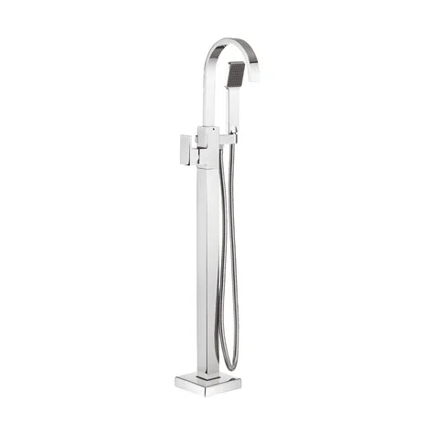 Crosswater Planet Bath Shower Mixer with Kit Floor Standing Chrome