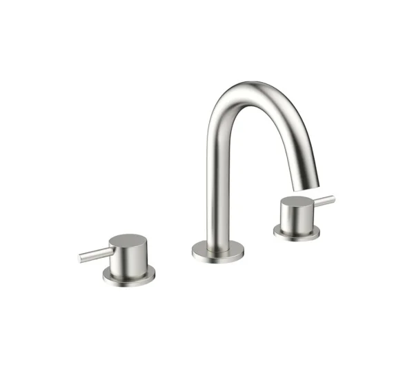 Crosswater MPRO Basin 3 Hole Set Brushed Nickel