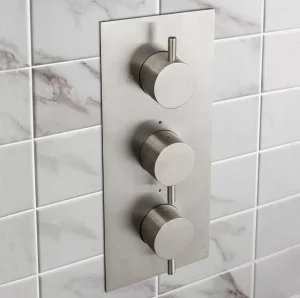 Crosswater Mpro 3 Handle Trimset (must Be Paired With Wlbp2000r+) Stainless Steel Effect detail view - Image 2