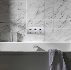 Crosswater Mpro 3 Handle Trimset (must Be Paired With Wlbp2001r+) Chrome detail view - Image 3