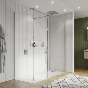 Crosswater Mpro Stream 380x380 Recessed Shower Head Chrome detail view - Image 3