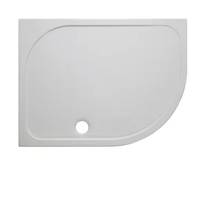 Crosswater Offset Quadrant Shower Tray 800x1000 Lh 45mm detail view - Image 2