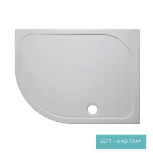 Crosswater Offset Quadrant Shower Tray 800 x 1000 Left Hand 45mm