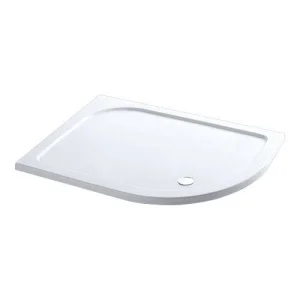 Eastbrook Volente 1100x800 Rh Quad Abs Stone Resin Tray White