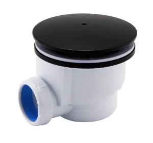 Just Taps Vos Shower Waste Matt Black