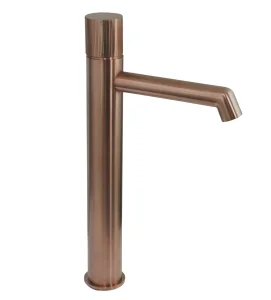 Just Taps Evo Tall Basin Mixer Tap Brushed Bronze