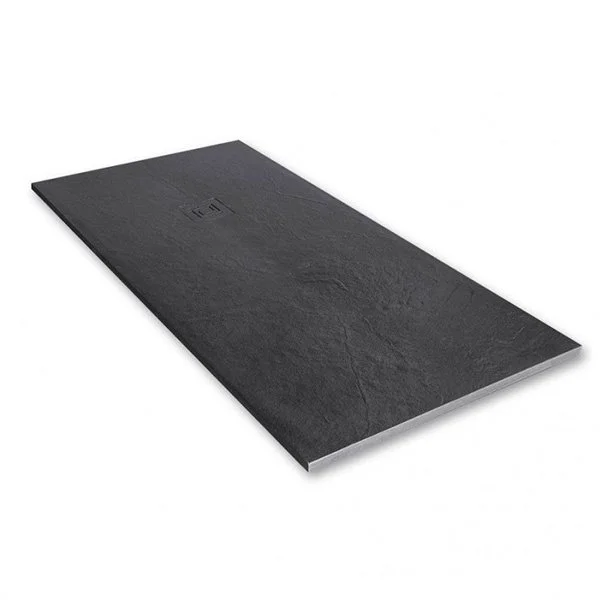 Merlyn Truestone Rectangle Tray Graphite Slate Black 1200 X 900mm
