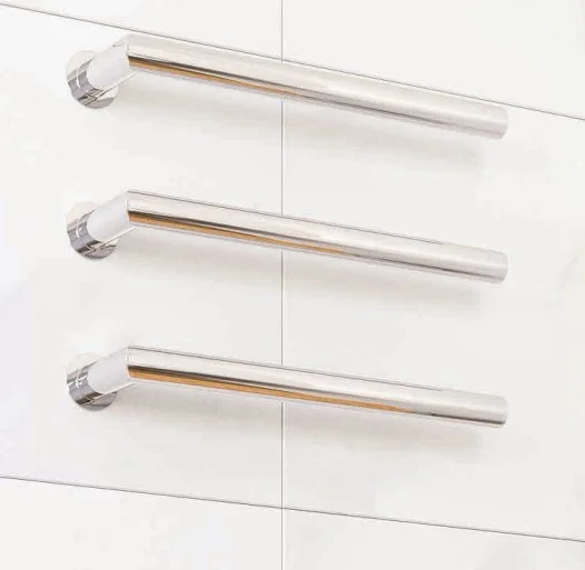 Thermosphere 12v Heated Towel Bar Single Round 500mm Diamond Polished