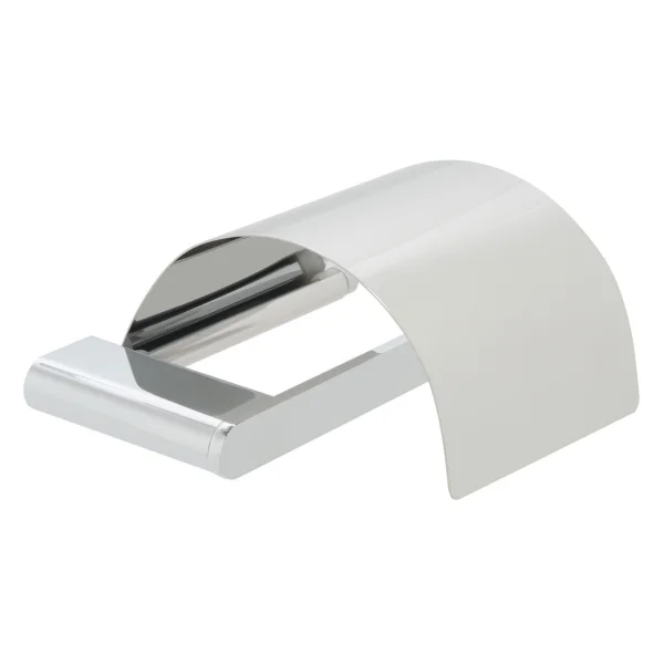 Vado Photon Covered Paper Holder Wall Mounted Chrome