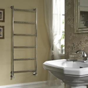 Vogue Vivid Towel Radiator Heating Only - Chrome 1250X500