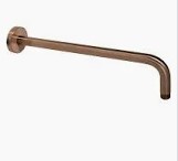 Just Taps Vos Shower Arm Brushed Bronze