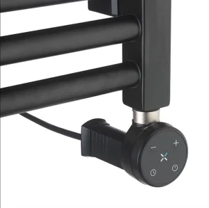 Crosswater Mpro Towel Warmer 480x1140 Electric Matt Black detail view - Image 5