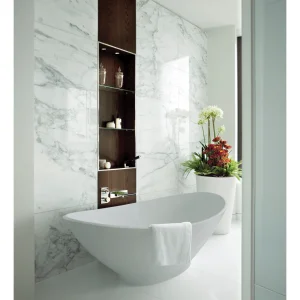 Bc Designs Kurv Bath 1890 X 900 (no Waste) Matt White detail view - Image 3