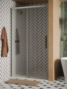 Crosswater Asura 8mm Sliding Door 1200 Brushed Nickel