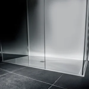 London Showers  Symmetry Slim 25 1200 x 900mm Tray & Waste - White product image - Image 4