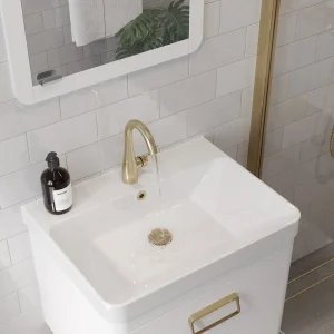 Saneux Hyde 60x46cm Washbasin 1th detail view - Image 2