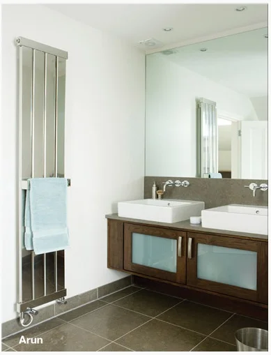 Jis Arun 1960/360 1960 X 360mm Radiator For Central Heating Satin Stainless Steel