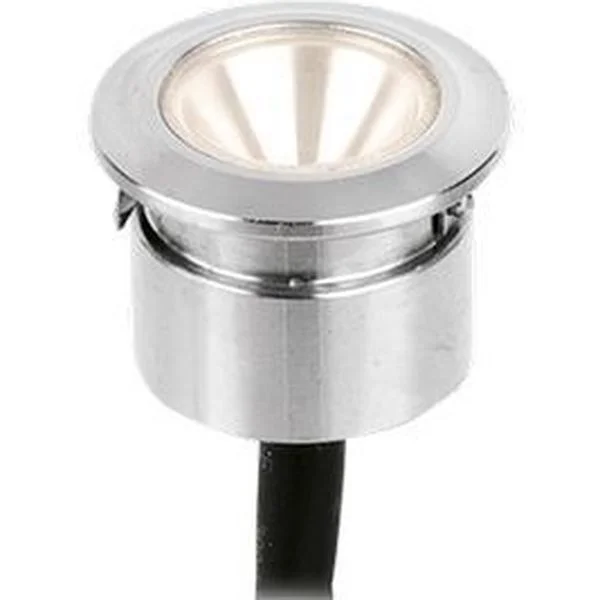 Aurora 350ma 1w Led Ip68 S/s 316 Round Marker Light 3000k