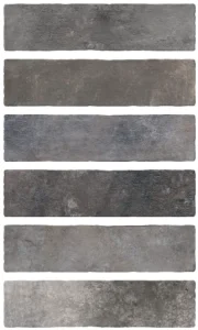 European Tiles Boston Roxbury Silver Porcelain Matt Tile 7x28cm