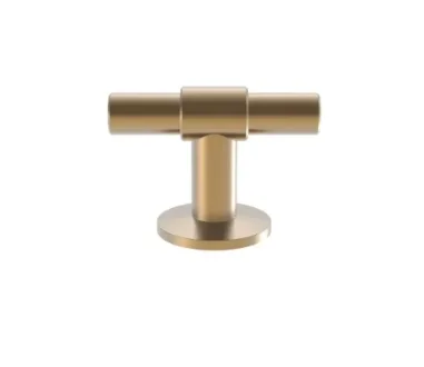 Roper Rhodes Toledo Tbar Knob - Brass product image - Image 1