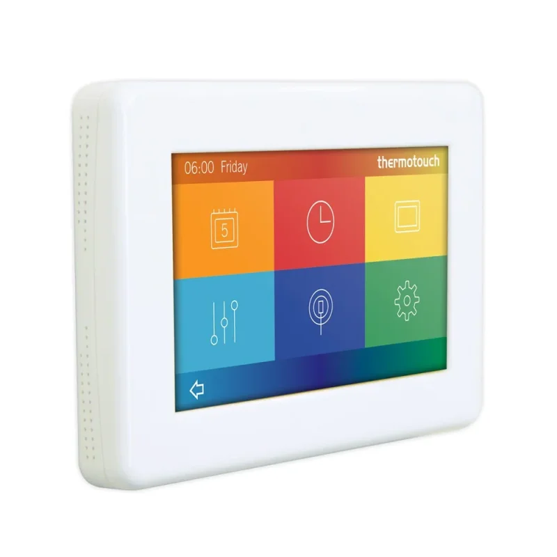 Thermotouch 4.3dc Thermostat Ice White - Wifi product image - Image 2