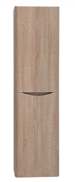 Cubico Envy Tall Storage Unit Left Hand Light Oak product image - Image 1