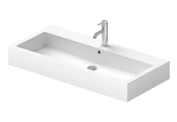 Duravit Washbasin 100 Cm Vero White With Of, With Tp, 1 Th, Wg product image - Image 1