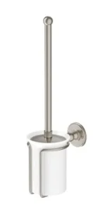 Britton Wc Brush Holder Brushed Nickel